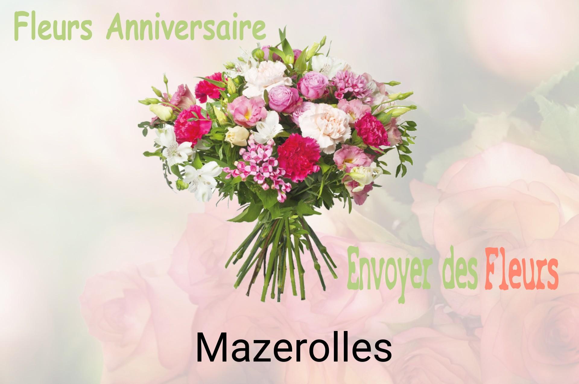 Bouquet de fleurs d’anniversaire livré à Mazerolles