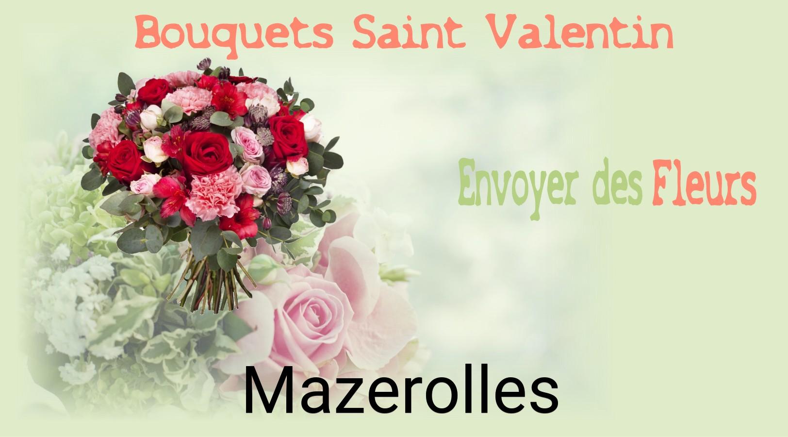 Roses de Saint-Valentin livrées à Mazerolles